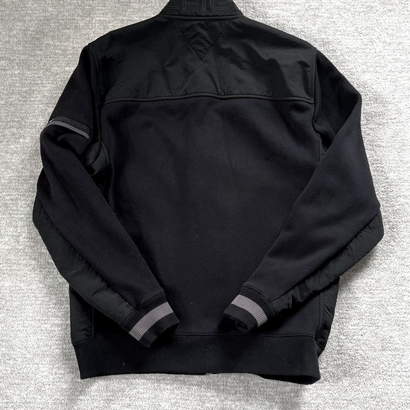 Tommy Hilfiger Black Heavy Duty Zip-Up Jacket - Picture 3 of 10